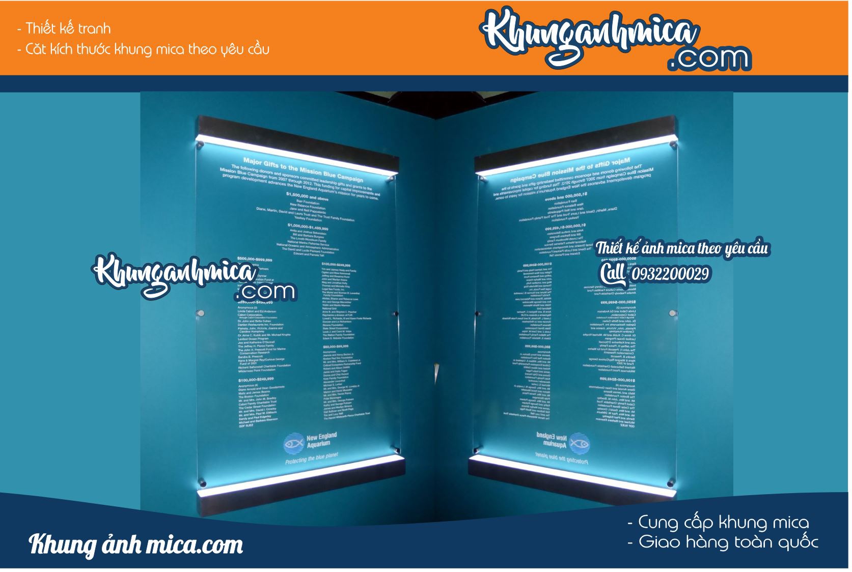 Khung mica LED – Giải pháp quảng cáo hiện đại và ấn tượng| Khunganhmica.Com