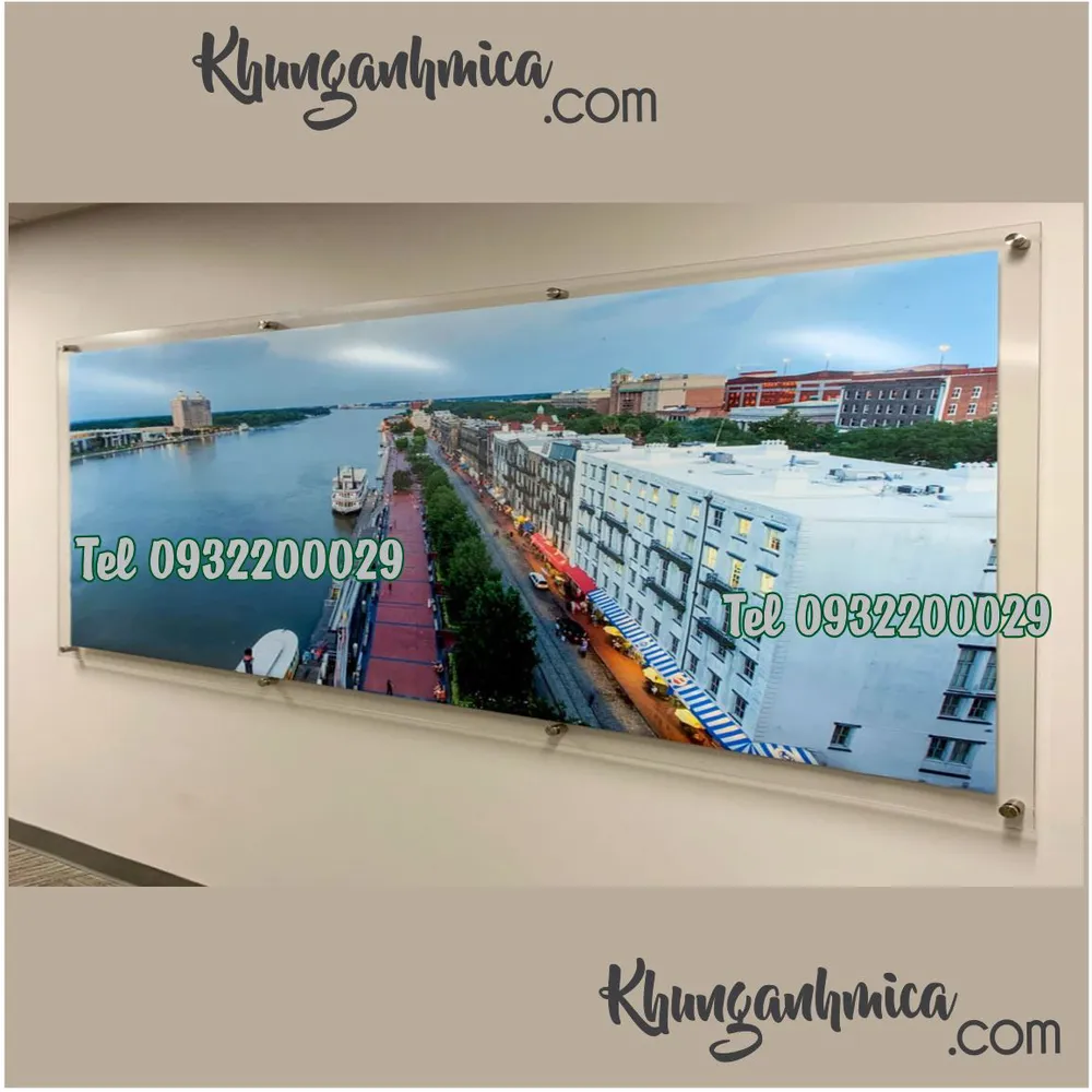 Khung mica treo tường A0