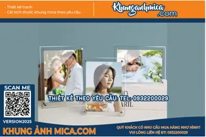 Khung ảnh mica để hình cưới
