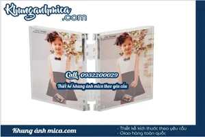 Khung ảnh hình giống quyền sách