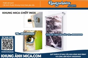 Khung Mica Poster Cảnh Lãng Mạn Cho Spa.