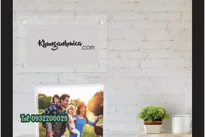 Khung mica không chân có thể để ngang hay đứng