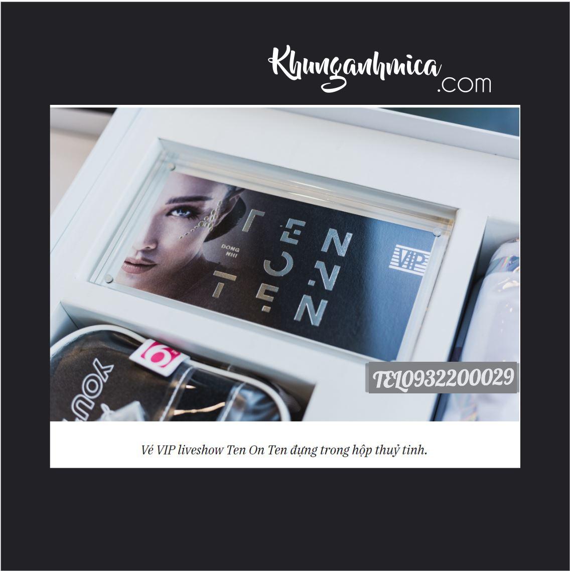 Khung ảnh mica để bàn hay còn gọi là Khung ảnh mica trong