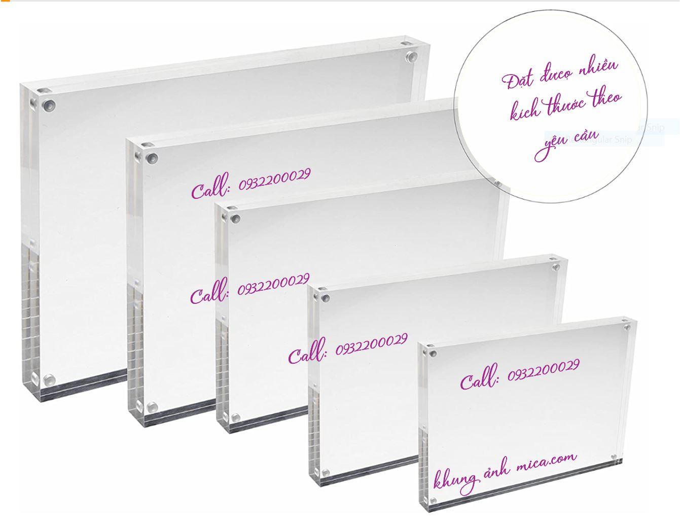 Khung ảnh mica có những mẫu nào