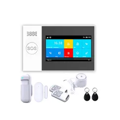 GW05 - Bộ Báo Động Chống Trộm Qua WIFI + Sim GSM Màn Hình Màu Cảm Ứng
