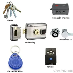 Bộ khóa cổng điện tử Gate - TH1