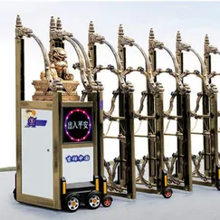 Cổng Xếp Nhôm Tự Động Mil15