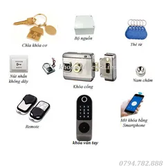 Bộ khóa cổng điện tử Gate - TH3