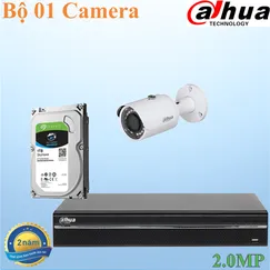 Trọn Bộ 01 Camera Dahua 2.0MP