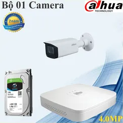 Trọn bộ 01 camera dahua 4.0mp
