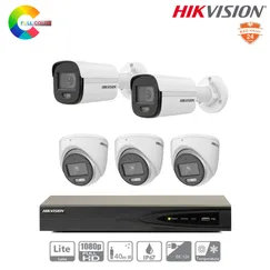 Trọn Bộ 5 Camera IP Hikvision ColorVu 2MP Màu Ban Đêm, H.265+