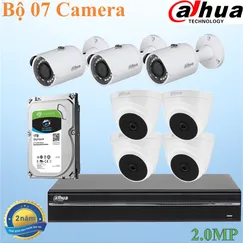 Trọn Bộ 07 Camera Dahua 2.0MP