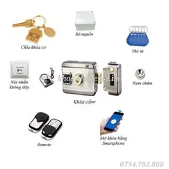 Bộ khóa cổng điện tử Gate - TH2