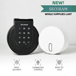 Khóa Cửa Vân Tay Securam Black