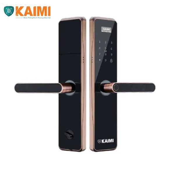 Khóa Vân Tay Kaimi BTM101 Viền Đồng