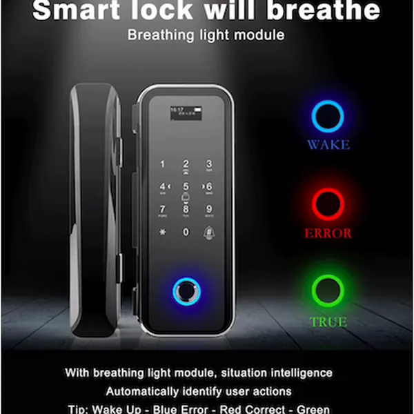 Khóa Vân Tay Cửa Kính Capsule C300GF 