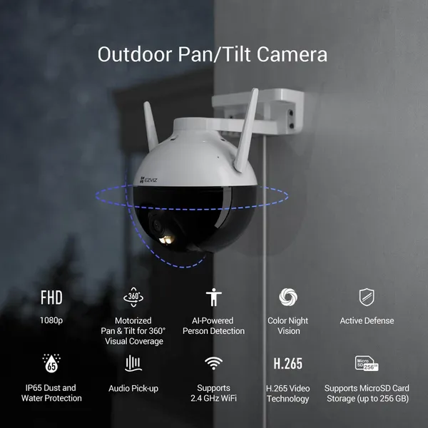 Camera Wifi EZVIZ C8C Xoay Thông Minh Full HD 1080P