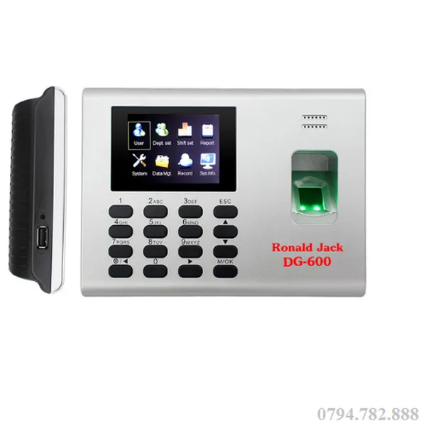 Máy chấm công vân tay RONALD JACK DG-600