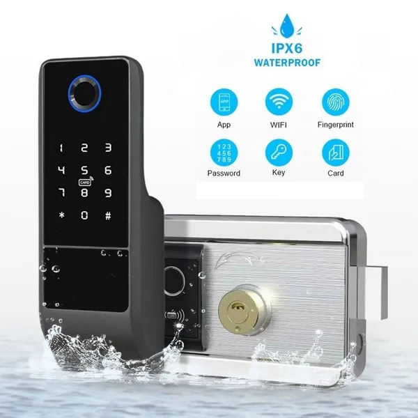 Khóa Cổng Vân Tay 2 Chiều Capsule GA201F