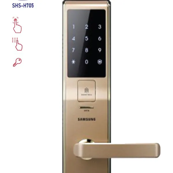 Khóa Cửa Vân Tay SAMSUNG SHS-H705(Gold)
