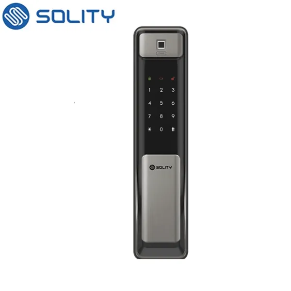 Khóa Cửa Vân Tay Solity GSP-2000BK DS (Đen bạc)