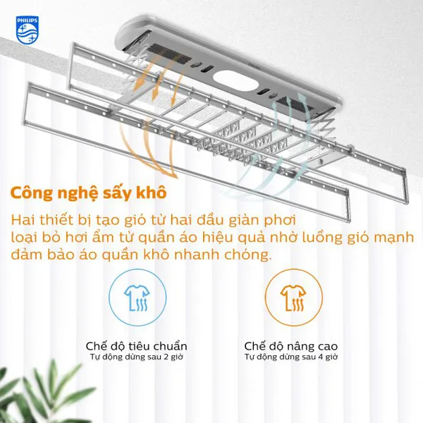 Giàn Phơi Thông Minh Philips SDR703-YBW