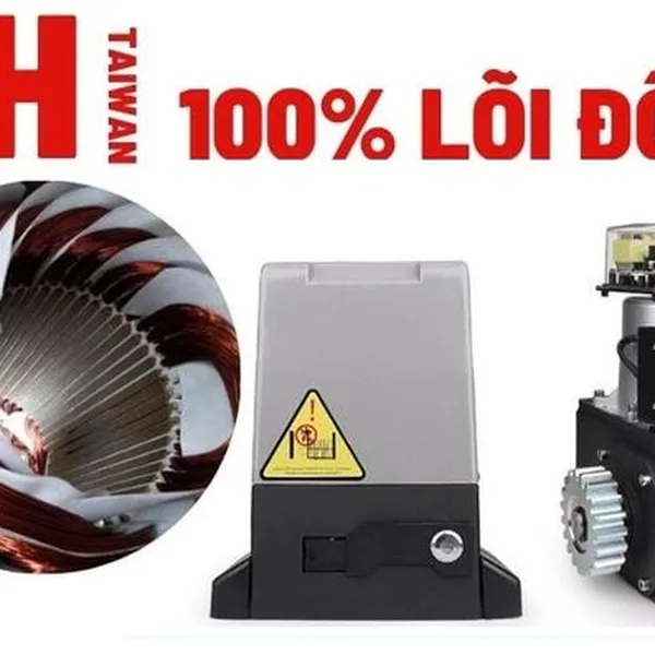 Motor Cổng Lùa Tự Động YH 2000kg 1200w Taiwan