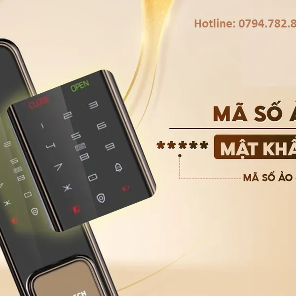 Khóa Vân Tay Bosch EL600 - Màu Vàng