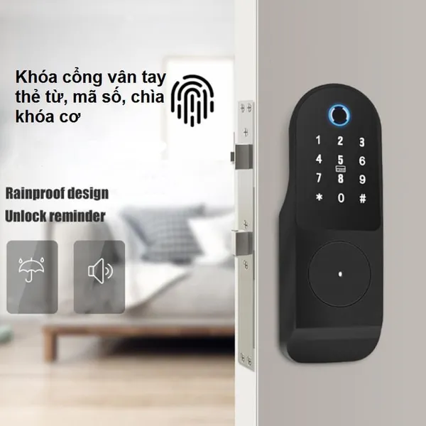 Bộ khóa cổng điện tử Gate - TH3 