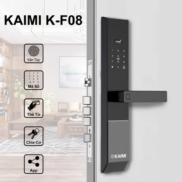 Khóa Cửa Vân Tay Kami K-F08