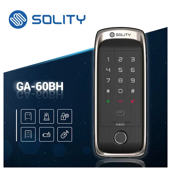 Khóa Cửa Vân Tay Solity GA-60BH (Cửa Lùa)