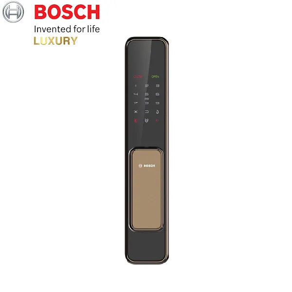 Khóa Vân Tay Bosch EL600B - Face ID (Màu Đồng)