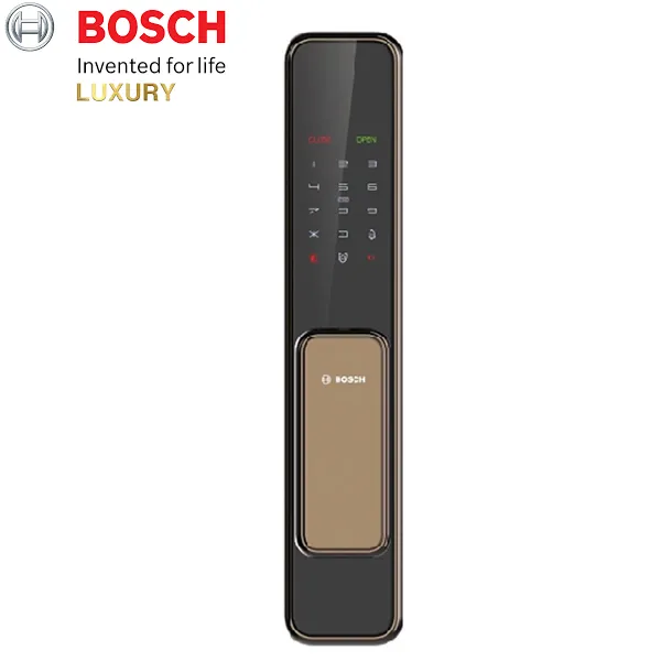 Khóa Vân Tay Bosch EL600B - Face ID (Màu Đồng)