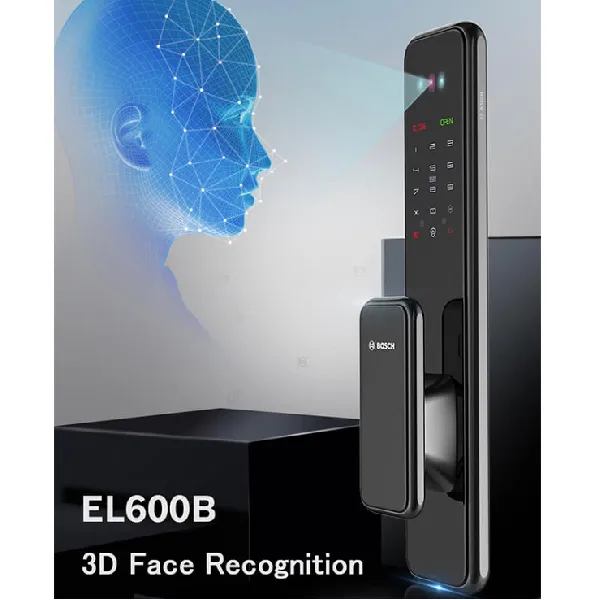 Khóa Cửa Vân Tay  Bosch EL600B - Face ID (Màu Đen)