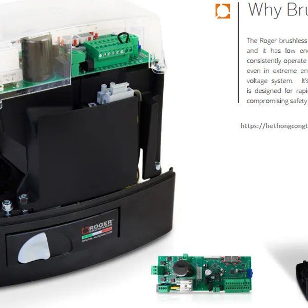 Motor Cổng Trượt Roger G30/1803 230v 2200kg Italia