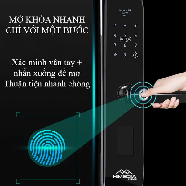 Khóa vân tay cao cấp HIMEDIA H29