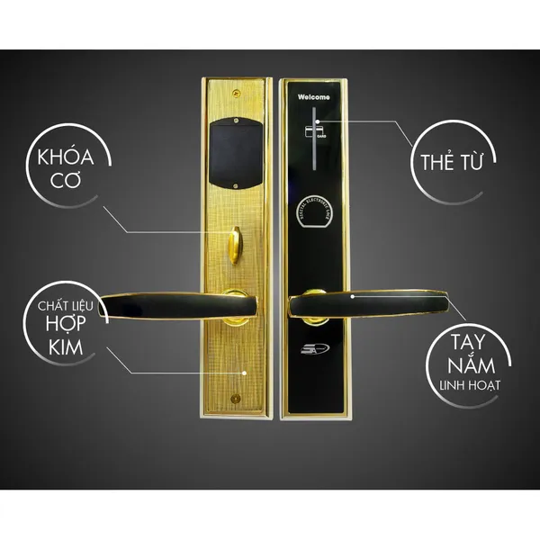 Khóa thẻ từ khách sạn 5A DZ8K-PRO