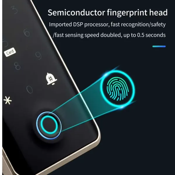 Khóa Cửa Kính Cường Lực Capsule A6