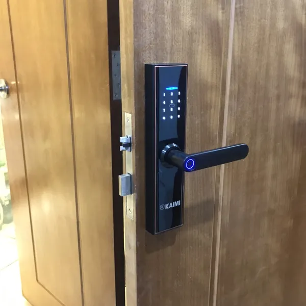 Khóa Vân Tay Kaimi S12 – Viền Đen