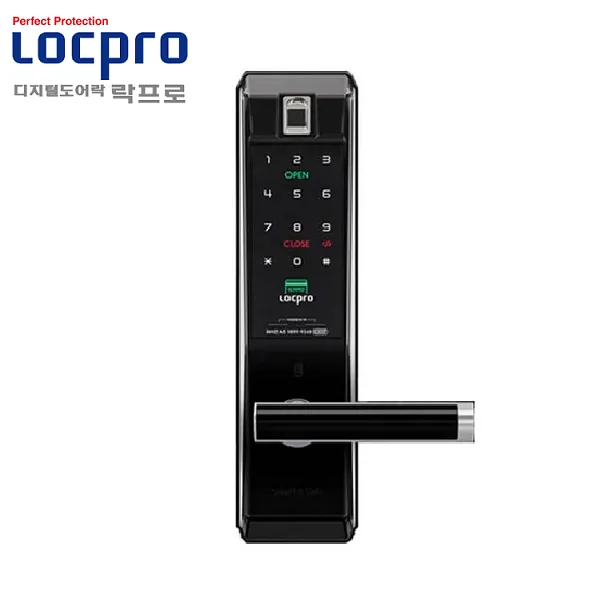 Khóa cửa vân tay LOCPRO K300F - Viền bạc
