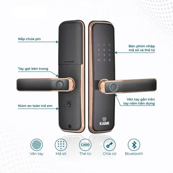 Khoá Vân Tay Kaimi S25