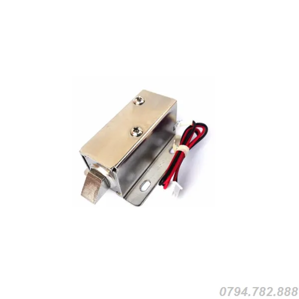 Khóa Chốt Điện Từ LY-03 12VDC (tiết kiệm năng lượng)