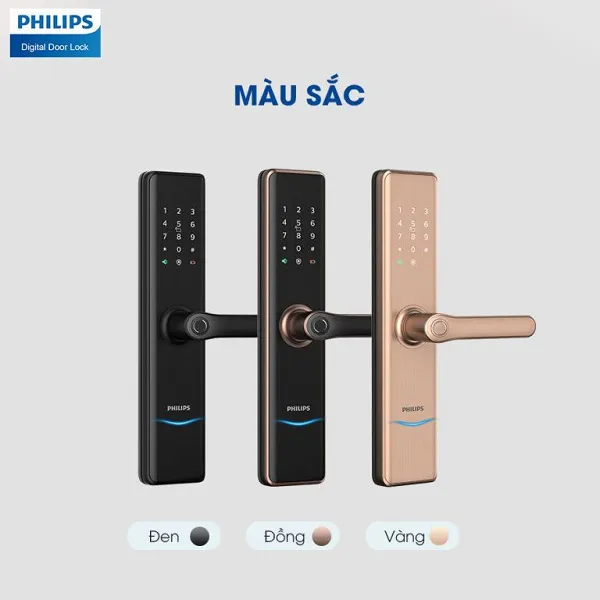 Khóa Cửa Vân Tay Philips 7300