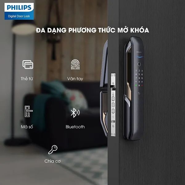 Khóa Cửa Vân Tay Philips 9200