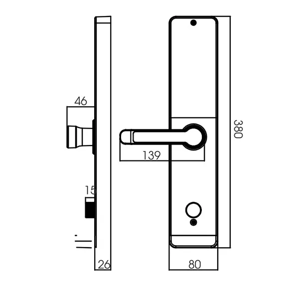 Khóa cửa vân tay KASSLER KL-600 Copper