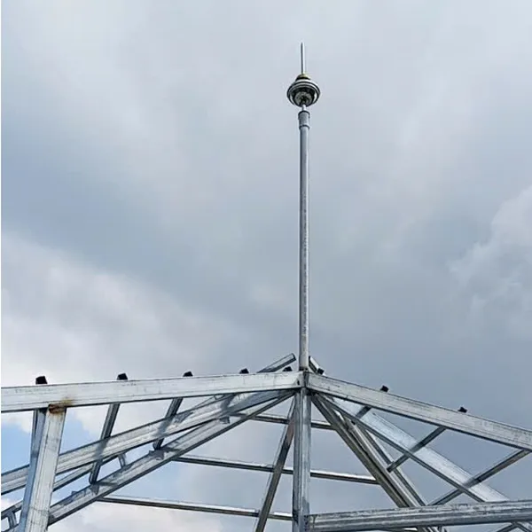 Kim thu sét OLYMPUS ESE 60 bán kính RP = 107m