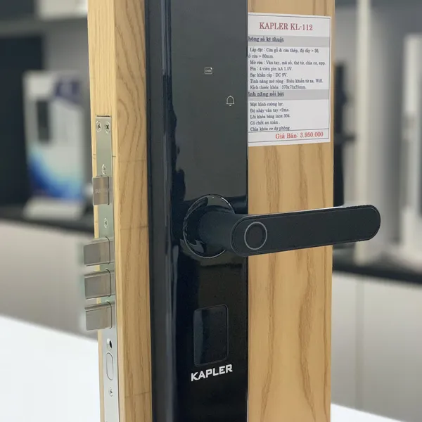 Khóa Cửa Vân Tay Kapler KL - 112BL
