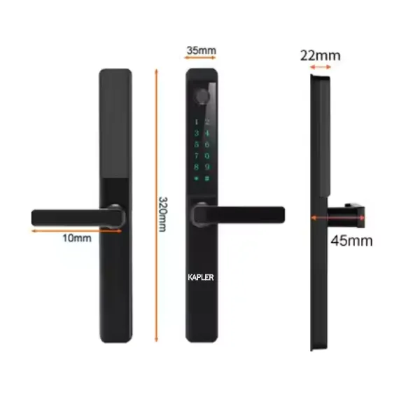 Khóa Vân Tay Cửa Nhôm Kapler KL-210BL
