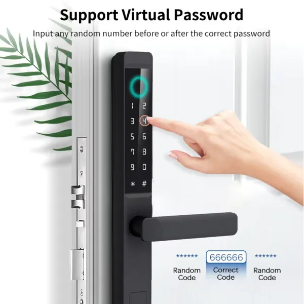 Khóa Vân Tay Cửa Nhôm Kapler KL-210BL