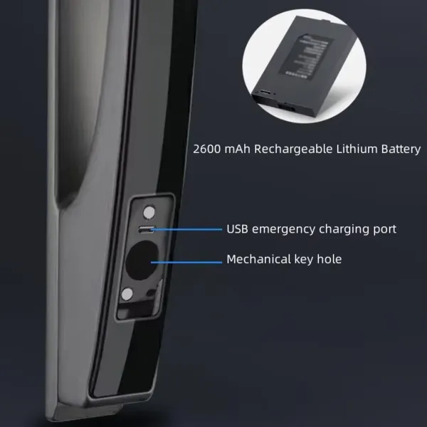 Khóa Vân Tay Cửa Nhôm Kapler KL-212BL